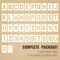 42PCS Interlocking Letter & Number Stencils Set – 3 Inch Reusable Alphabet, Numbers & Symbols Templates for Painting, Bullet Journal, Canvas, Wood Signs, Wall Art, Fabric & DIY Crafts